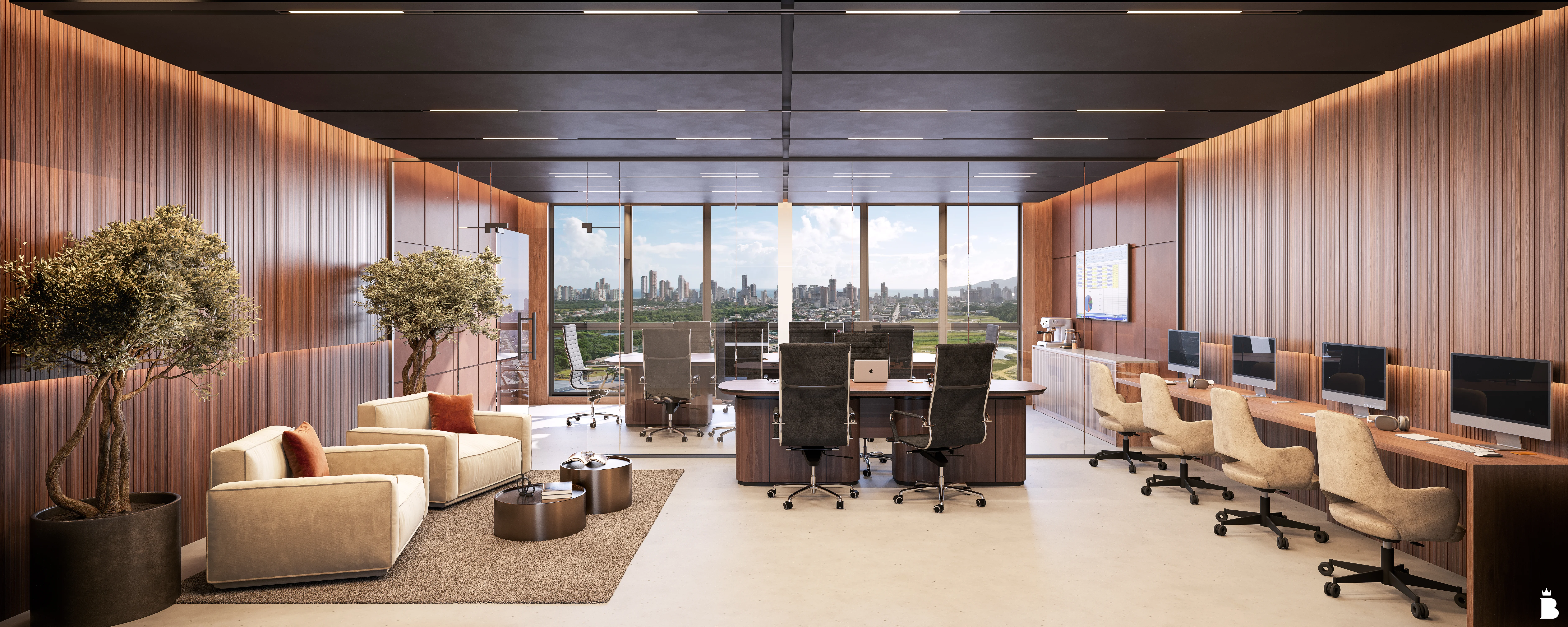 Salas Comerciais Modernas