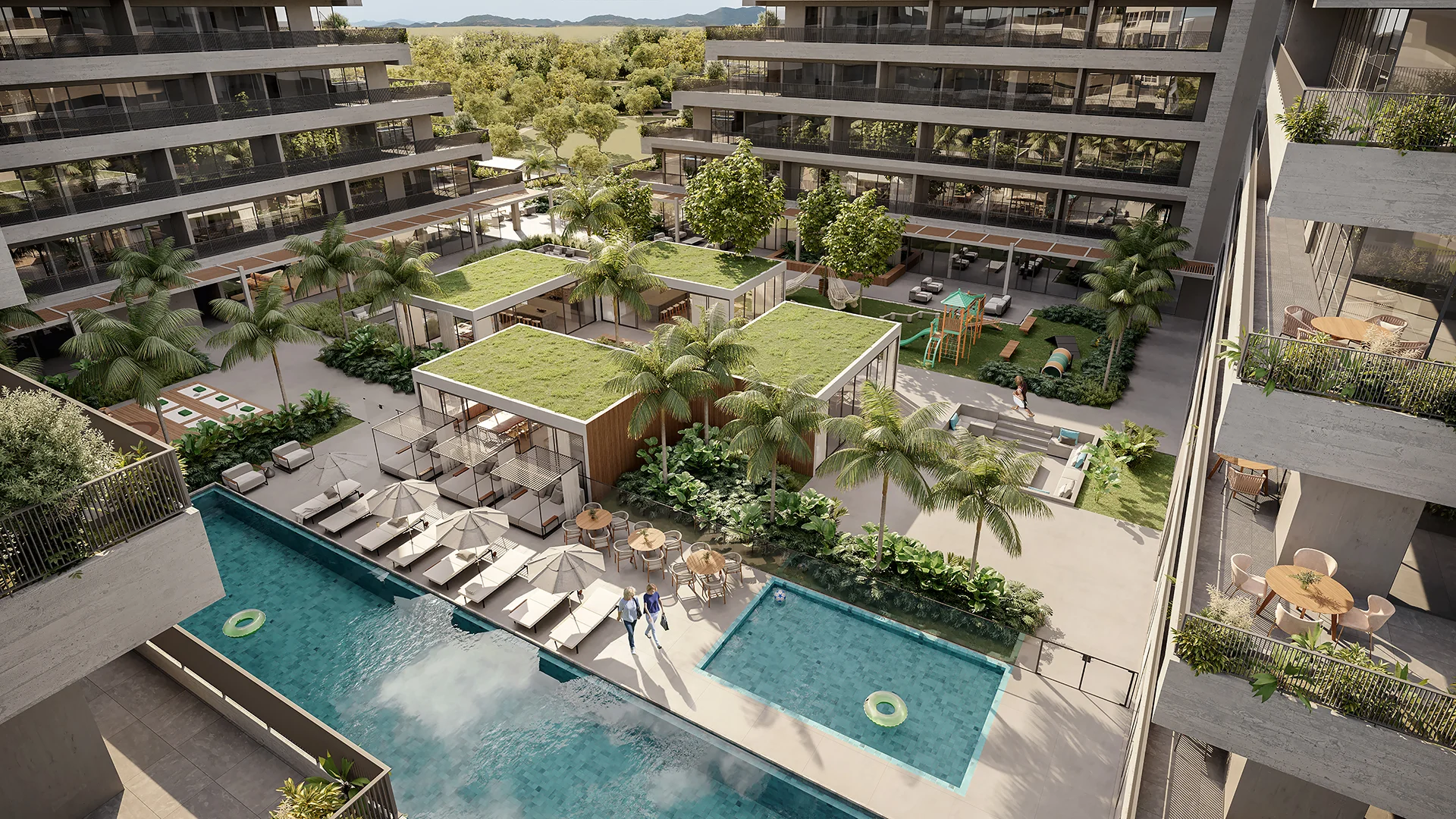 Vista Aérea do Lazer