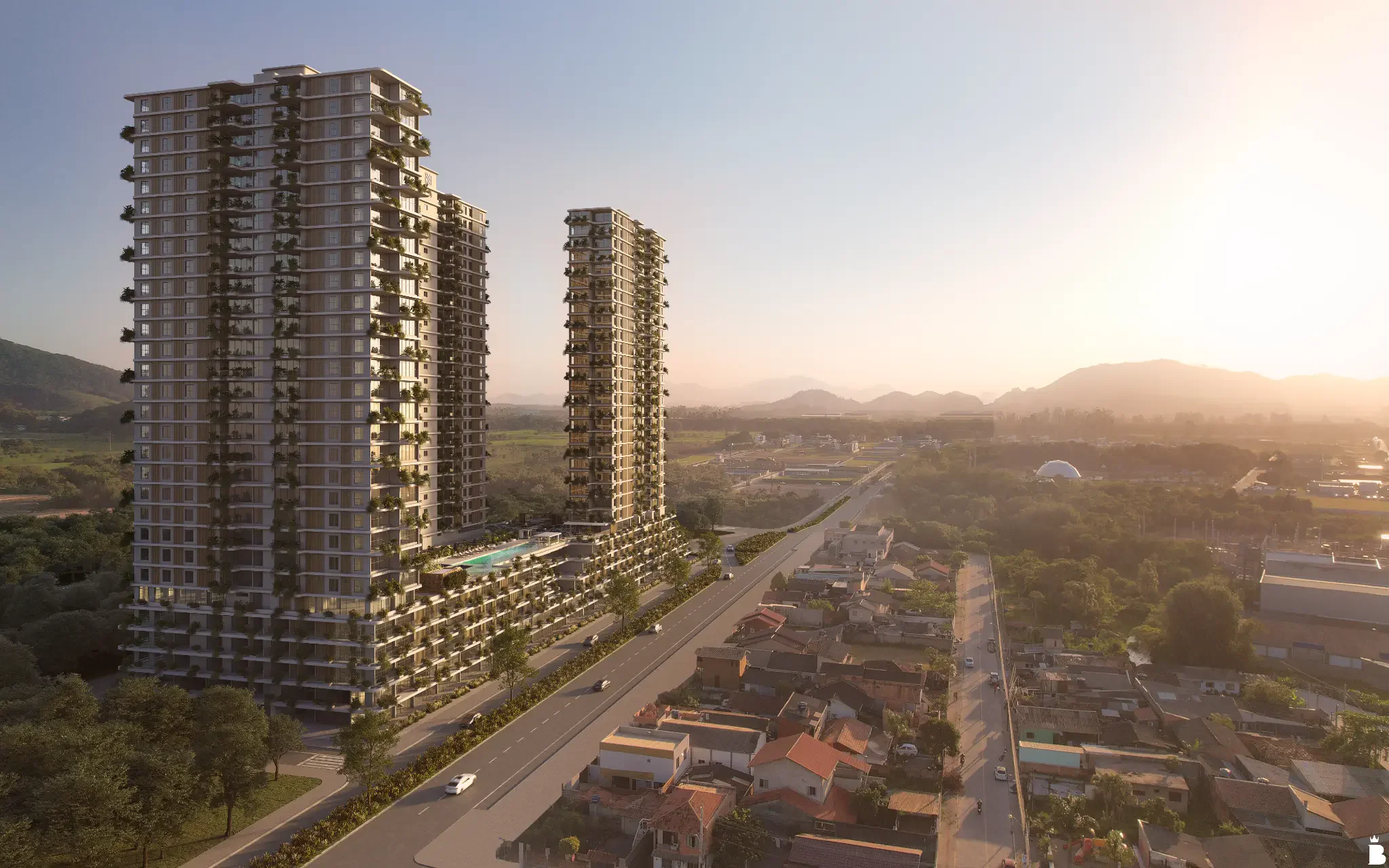 Vista Aérea do Complexo